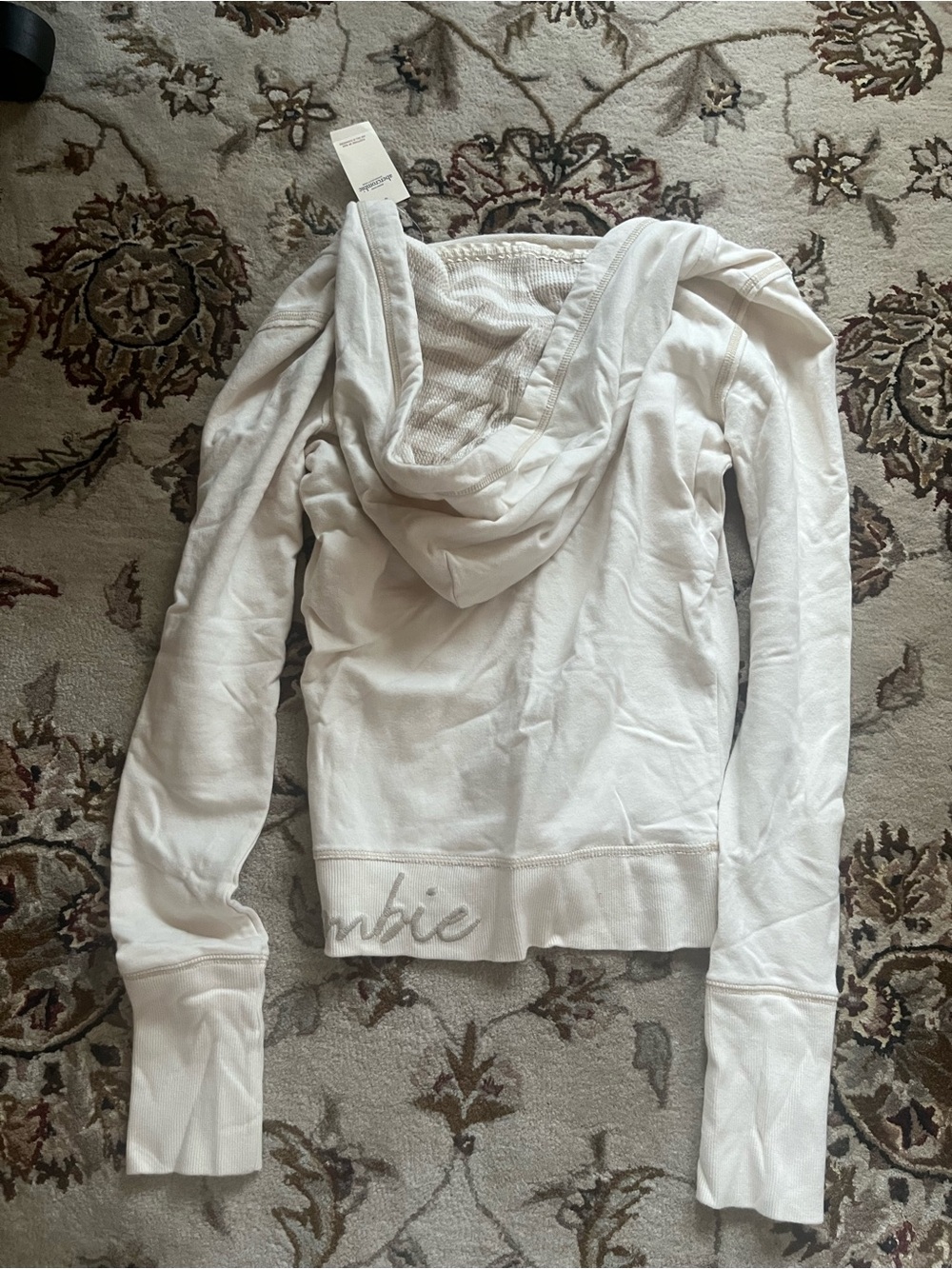 Vintage Y2K abercrombie vneck hoodie - Picture 6 of 7